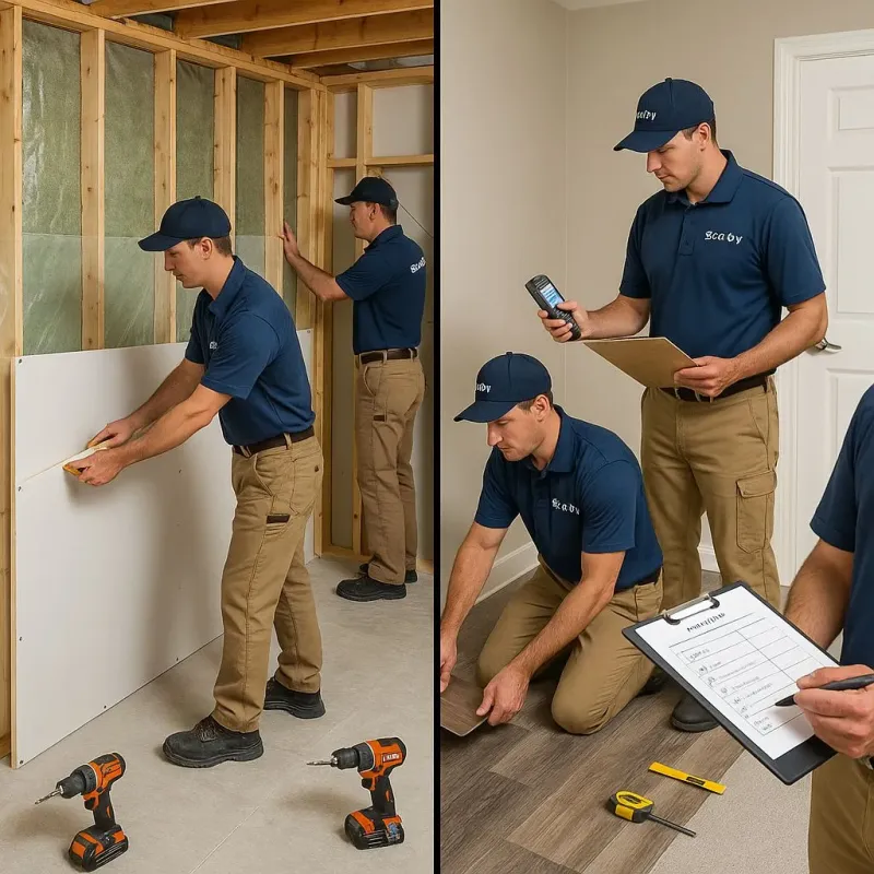 Repairs and Reconstruction process in Emerald Lakes, PA
