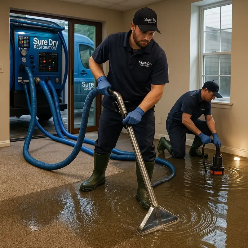 Water Extraction and Removal process in Emerald Lakes, PA